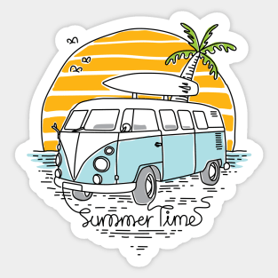 Summer Time Sticker